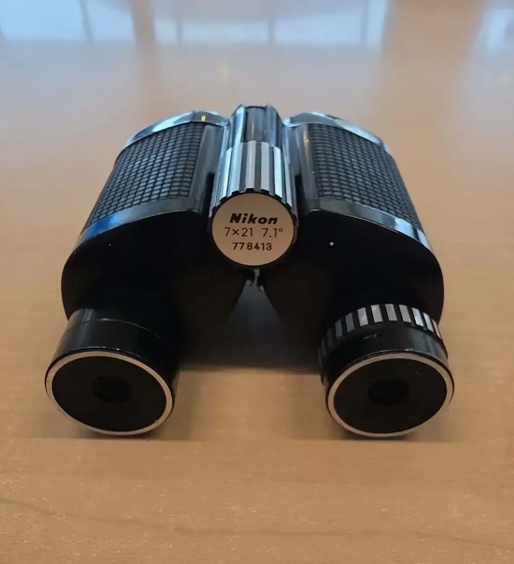 Vintage Nikon 7x21 7.1 Degrees Compact Binoculars
